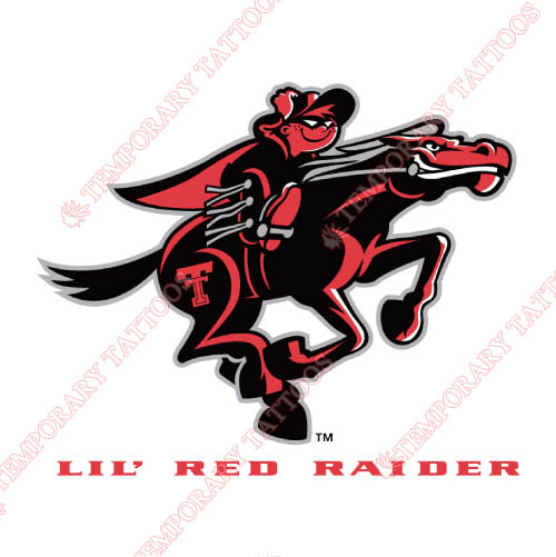 Texas Tech Red Raiders Customize Temporary Tattoos Stickers NO.6558
